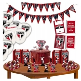 Kit Só Um Bolinho de Aniversário São Paulo Festcolor - Clubes de Futebol