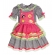 Vestido Junino Infantil Xadrez Preto Boneca - Fantasias Juninas