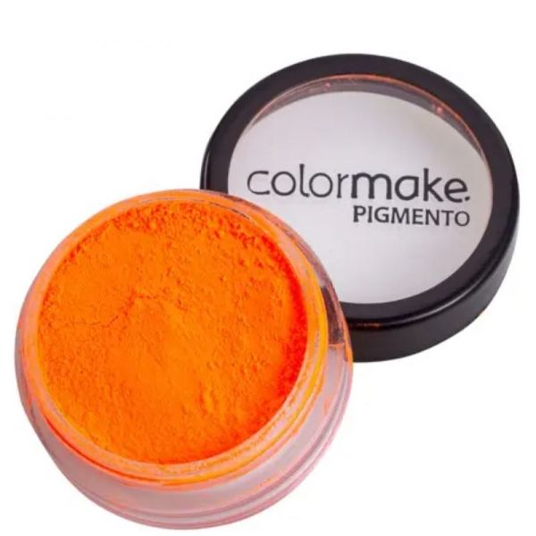 Pigmento Em Pó Colormake 2g - Pigmento Em Pó Colormake Laranja Neon 2g