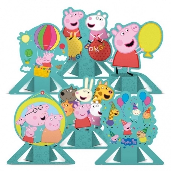 Decoração de Mesa Peppa Pig Clássica c/6 Regina Festas