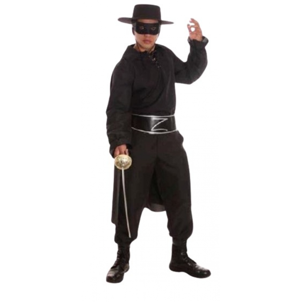 Fantasia Zorro Adulto Rei Eli Ana - Fantasias Adultos