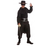 Fantasia Zorro Adulto Rei Eli Ana - Fantasias Adultos