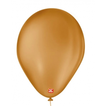 Balão 7 Liso Mocha c/50 São Roque