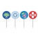 Toppers Para Doces e Salgados Battle Royale c/8 Junco - Temas Infantis