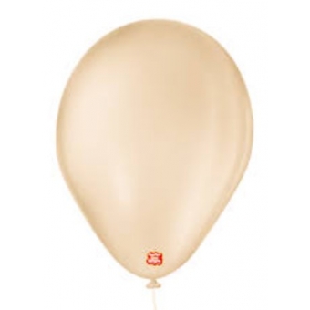 Balão 7 Liso Bege c/50 São Roque