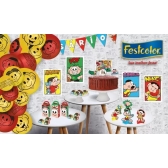 Kit Só Um Bolinho Turma da Mônica Festcolor - Temas Infantis
