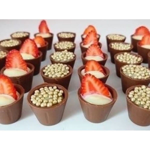 Forma Bombom Copo de Licor c/5 Anelli - Confeitaria
