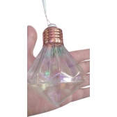 Pisca Luxo Diamante Fio de Fada 3 Metros 110V Branco Quente - Natal
