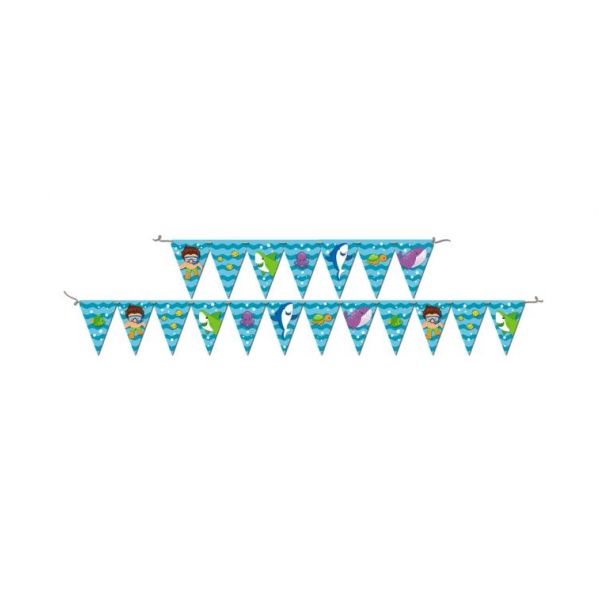 Faixa Decorativa Fundo do Mar Festcolor - Temas Infantis