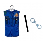 Fantasia Infantil Policial Completa Master Toy - Fantasia infantil com acessório