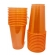 Copo 300ml Biodegradável Crystal Neon Laranja c/25 Trik Trik - Descartáveis