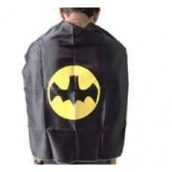 Capa Preta Infantil Homem Morcego