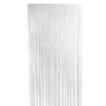 Cortina de Ráfia Fosca Branca 1m x 2m
