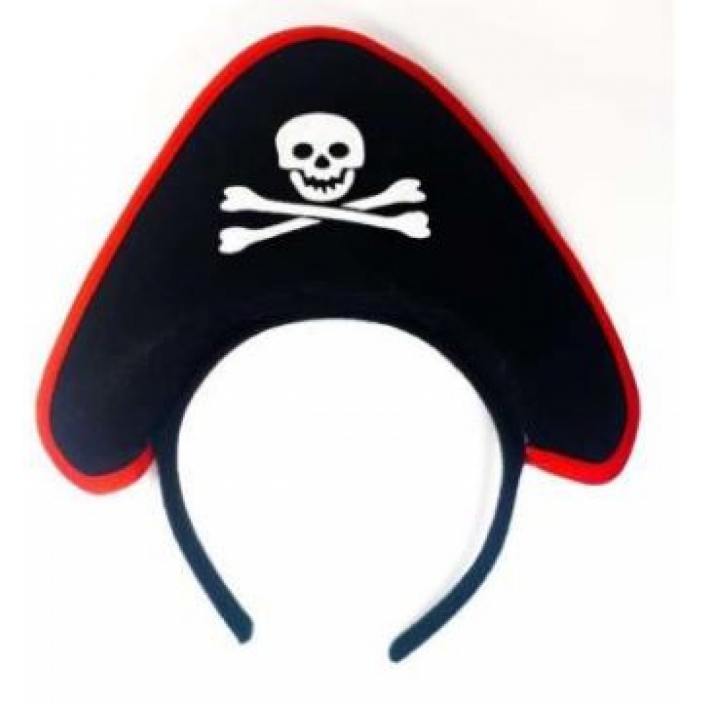 Tiara Chapéu Pirata - Acessórios para fantasia