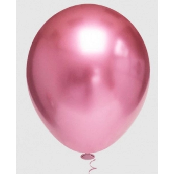 Balão 9 Platino Rosa c/25 Pic Pic