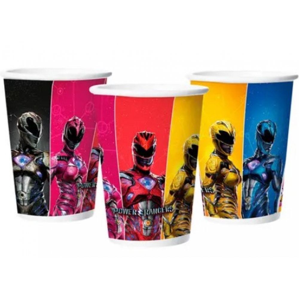 Copo de Papel 180ml Power Rangers c/8 Regina Festas - Outlet