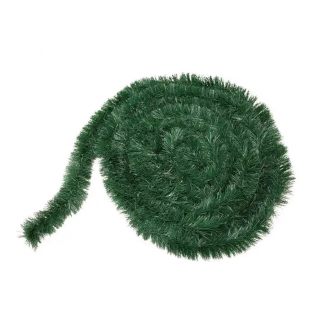 Festão de Natal Quádruplo Fougeron 5cm Verde 5 Metros - Natal