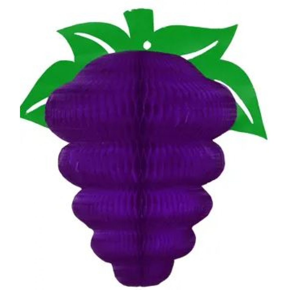 Fruta Uva de Papel 300mm Girotoy - Decoração de papel