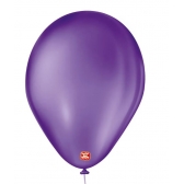 Balão 7 Liso Roxo Uva c/50 São Roque - Balões