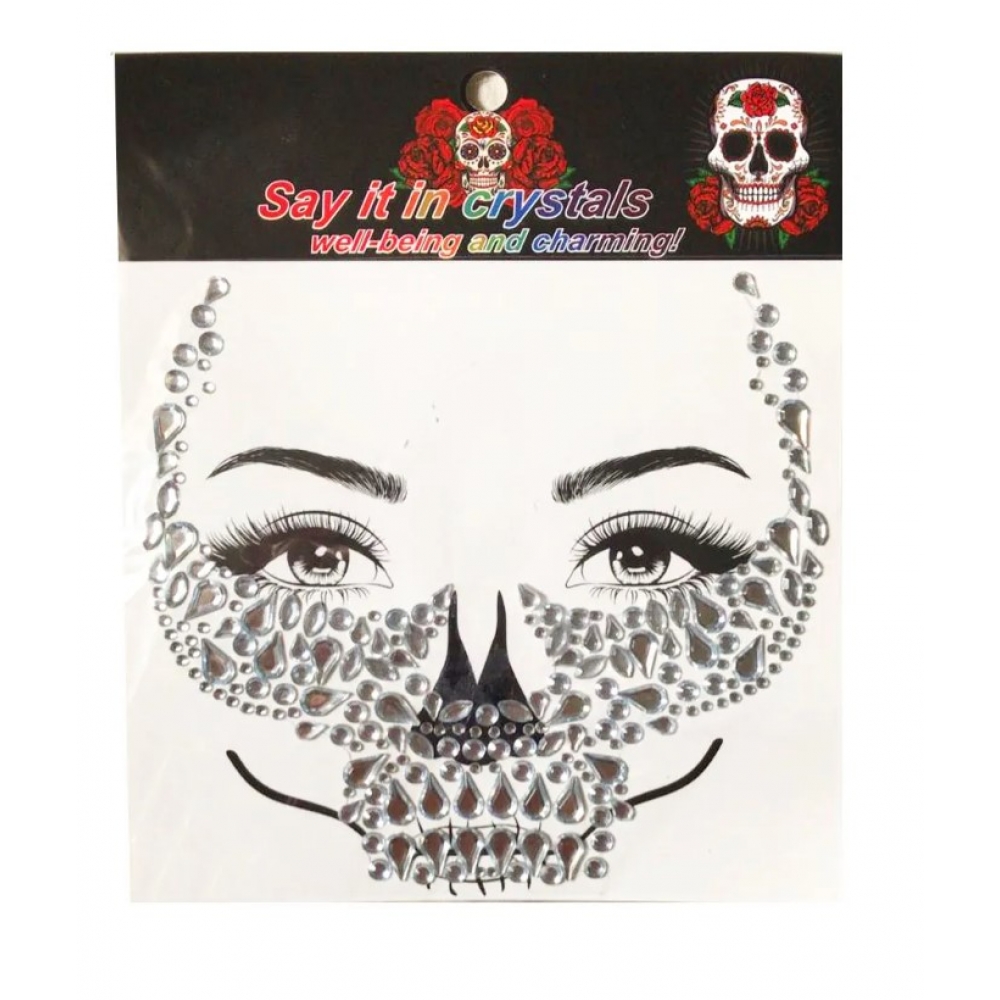 Adesivo Facial Halloween Modelo 1 - Halloween