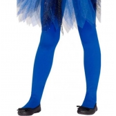 Meia Calça Lisa Infantil Azul - Acessórios para fantasia