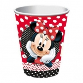 Copo de Papel 180ml Red Minnie c/12 Regina Festas - Temas Infantis
