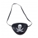 Tapa Olho Pirata de Plástico Com Caveira Halloween - Acessórios para fantasia