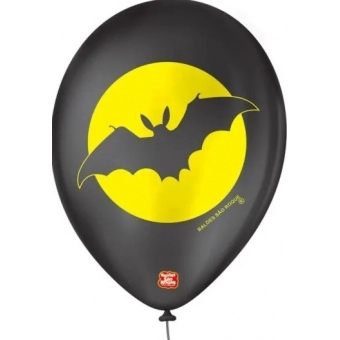 Balão Halloween Morcego Batman c/25 Balões São Roque