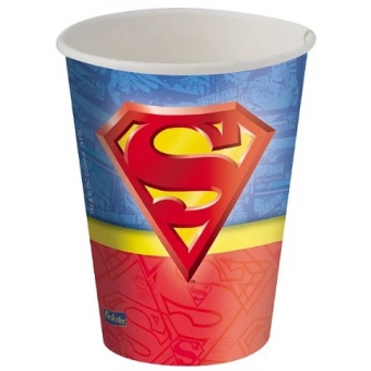 Copo de Papel Superman 200ml c/8 Festcolor