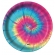 Prato Redondo Tie Dye c/8 Festcolor - Temas Infantis