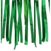 Varal Decorativo de Fitas Metalizadas Verde 10 Metros - Decoração