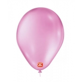 Balão 7 Liso Rosa Chiclete c/50 São Roque - Balões