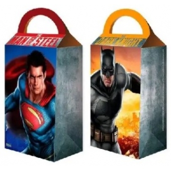 Caixa Para Lembrancinhas Batman x Superman c/8 Festcolor