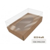 Caixa P/1 Ovo de Colher 100g/150g Kraft Kaixote - Páscoa