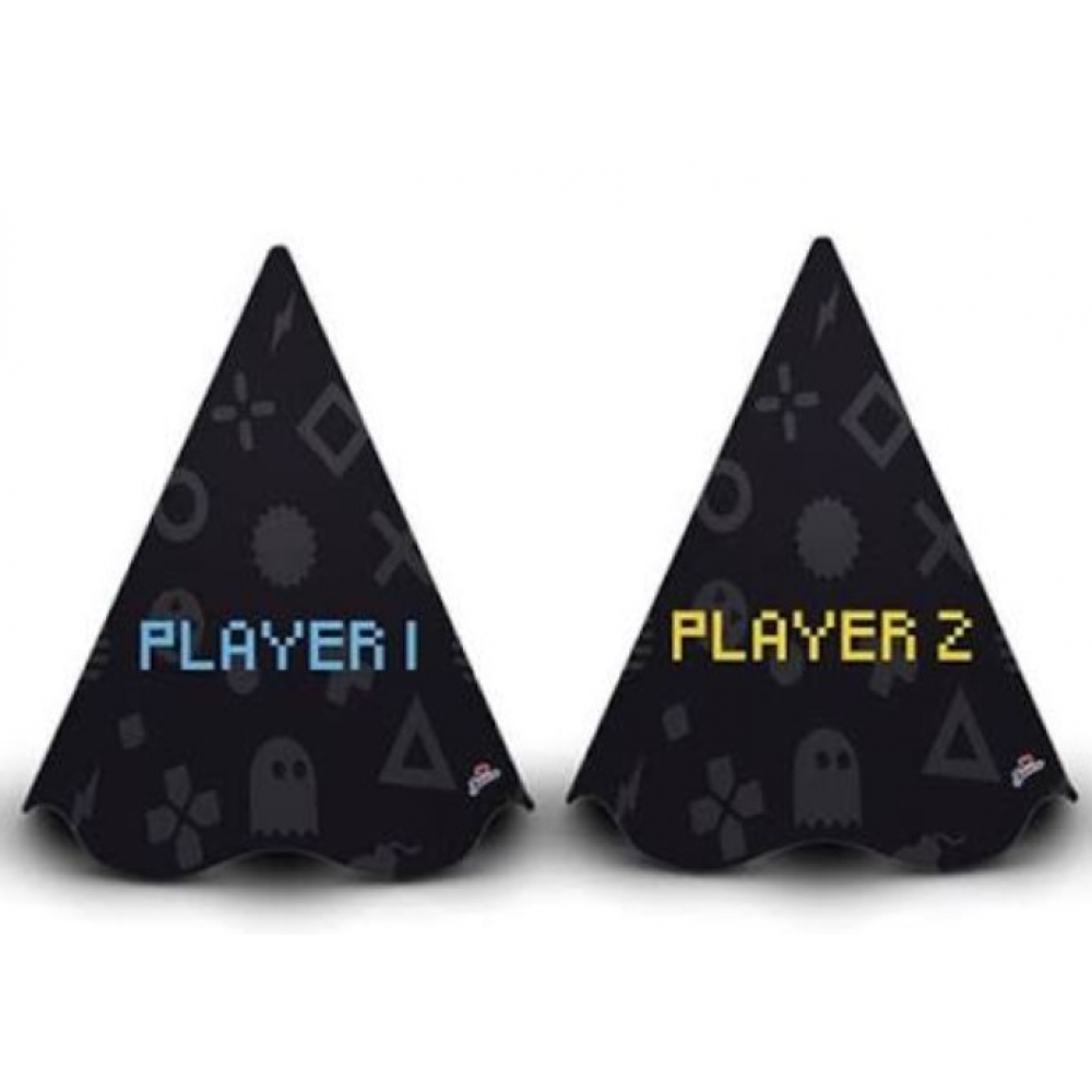 Chapéu Cone Vídeo Game c/8 Junco - Temas Infantis