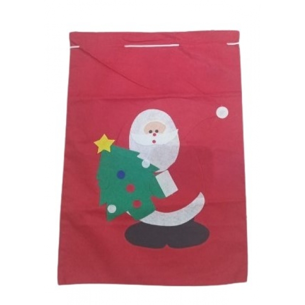 Saco Feltro Natal Papai Noel Sortido Grande - Natal