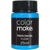 Tinta Facial Líquida 25ml Flúor Azul Colormake - Pintura Facial