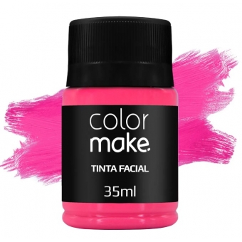 Tinta Facial Líquida 35ml Flúor Pink Colormake