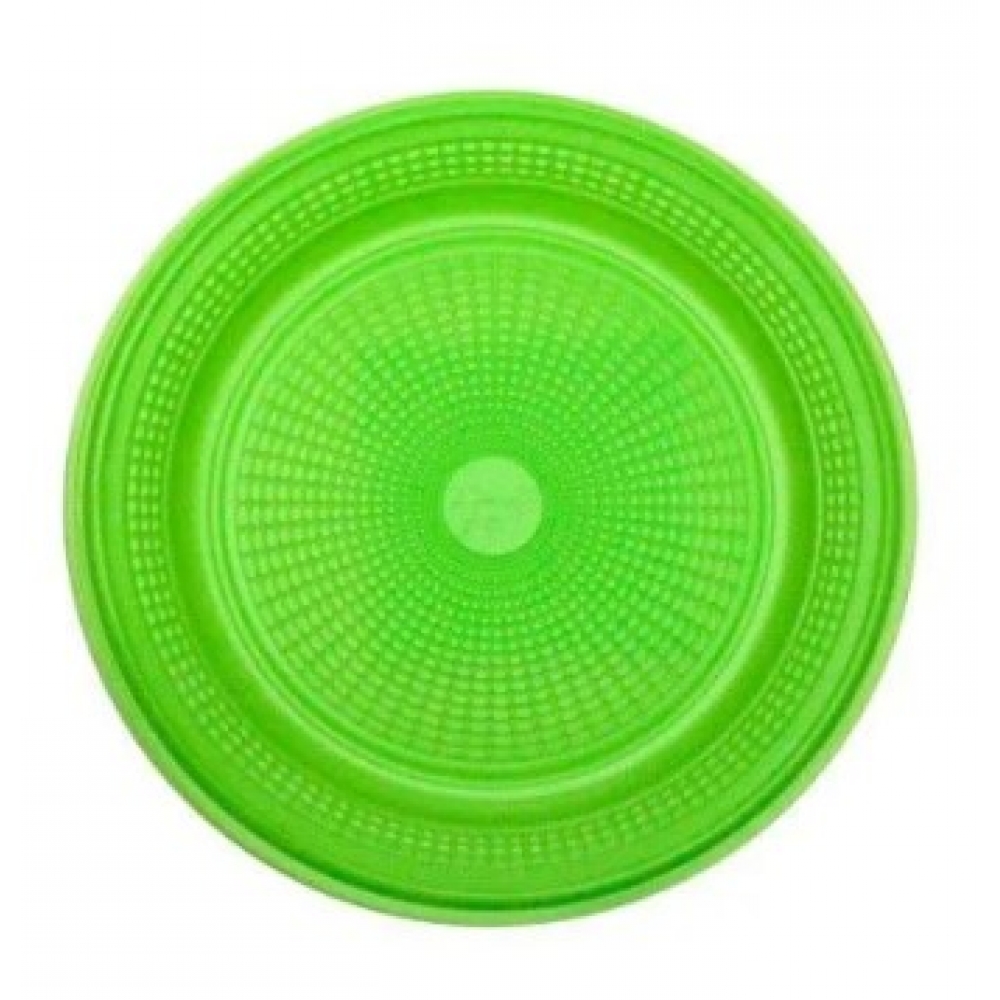 Prato 15cm Biodegradável Verde Claro c/10 Trik Trik - Descartáveis