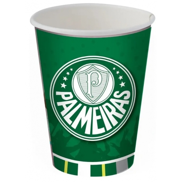 Copo de Papel Palmeiras 200ml c/8 Festcolor - Temas Variados