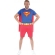 Fantasia Super Homem Curto Adulto Sulamericana - Fantasias Adultos
