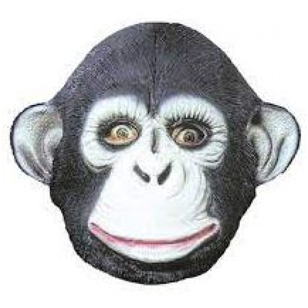 Máscara Látex Chimpanzé Inteira Spook - Máscaras