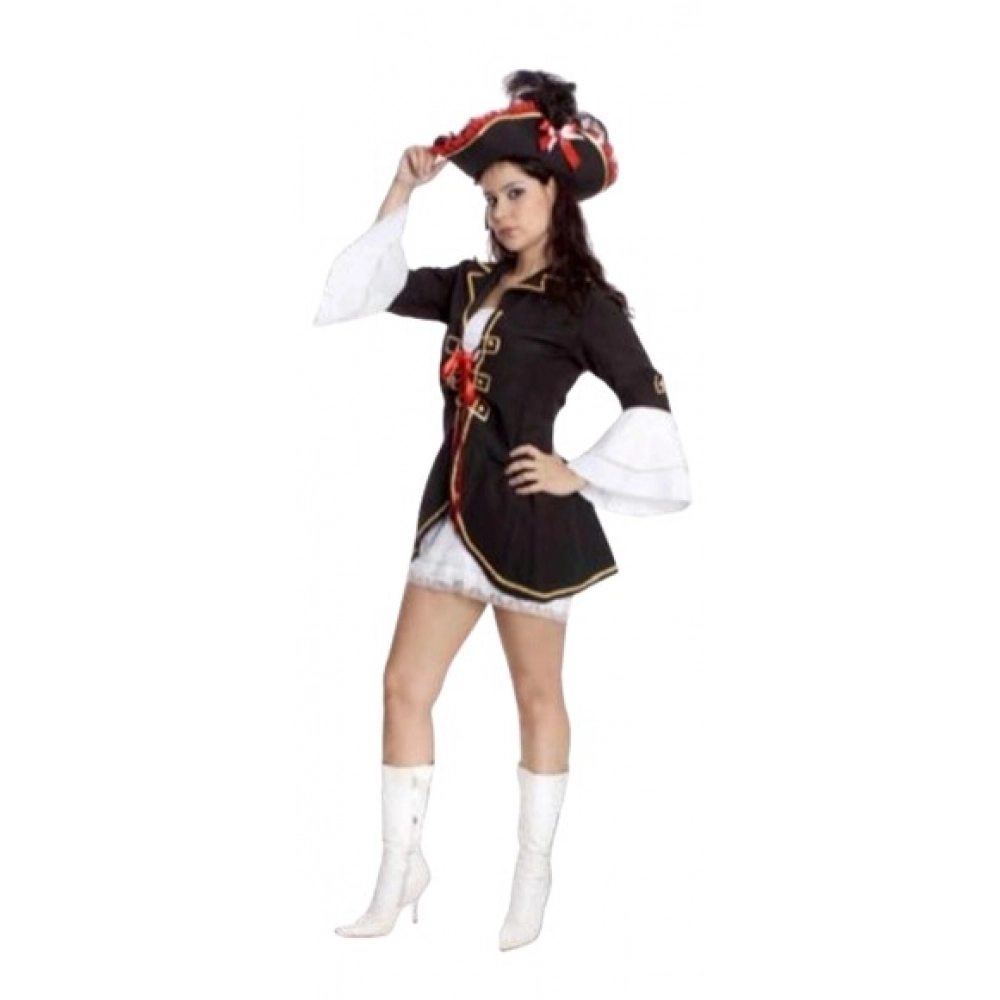 Fantasia Pirata Capitã Adulto Rei Eli Ana - Fantasias Adultos