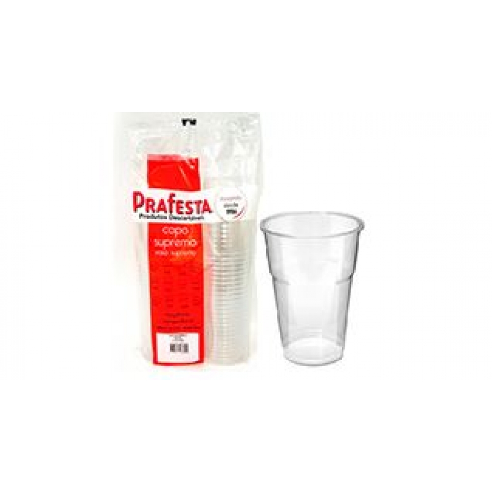 Copo Supremo 200ml c/50 Prafesta - Descartáveis