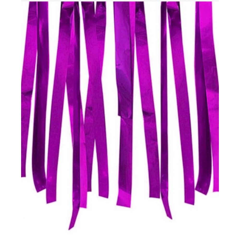 Varal Decorativo de Fitas Metalizadas Pink 10 Metros - Decoração