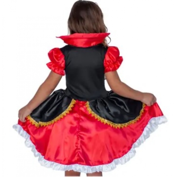 Fantasia Rainha de Copas Infantil Rei Eli Ana - Fantasias Infantis