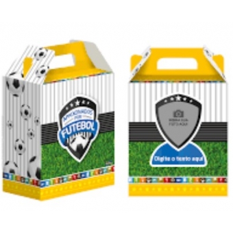 Caixa Surpresa Apaixonados Por Futebol c/8 Festcolor