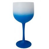 Taça de Gin 600ml Acrílica Degrade Azul - Descartáveis