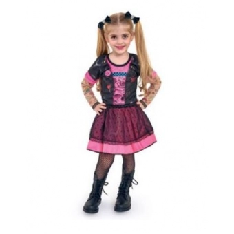 Fantasia Halloween Garota Motociclista Infantil Anjo