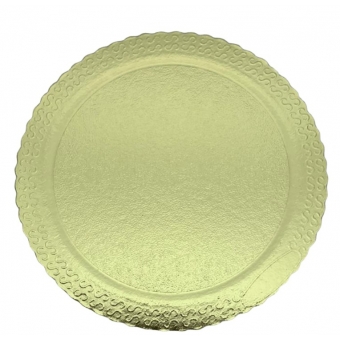 Cakeboard de Papel Dourado 28cm Ultrafest